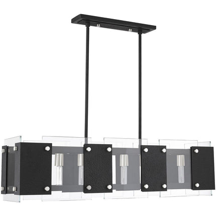Eight Light Dimmable Chandelier With Shades HomeRoots