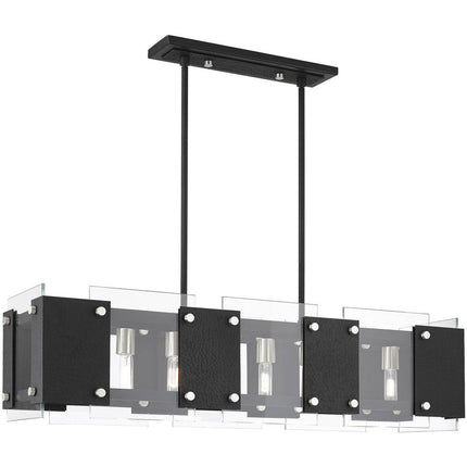Eight Light Dimmable Chandelier With Shades HomeRoots