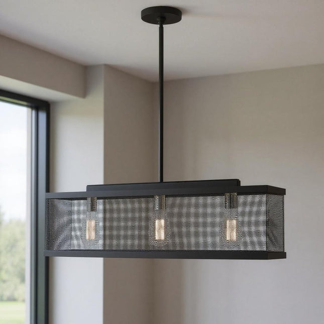 Three Light Dimmable Chandelier With Shades HomeRoots