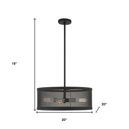 Four Light Dimmable Chandelier With Shades HomeRoots