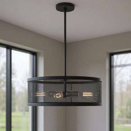 Four Light Dimmable Chandelier With Shades HomeRoots