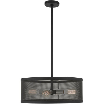 Four Light Dimmable Chandelier With Shades HomeRoots