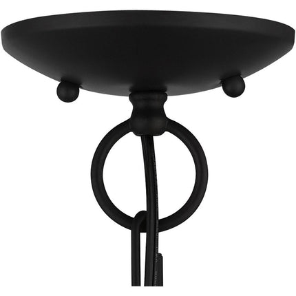Four Light Dimmable Chandelier With Shades HomeRoots