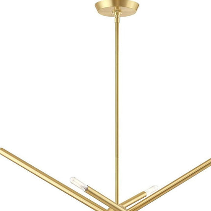Eight Light Dimmable Chandelier With Shades HomeRoots