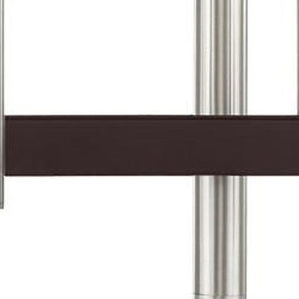 Bronze Six Light Metal Dimmable Chandelier With Shades