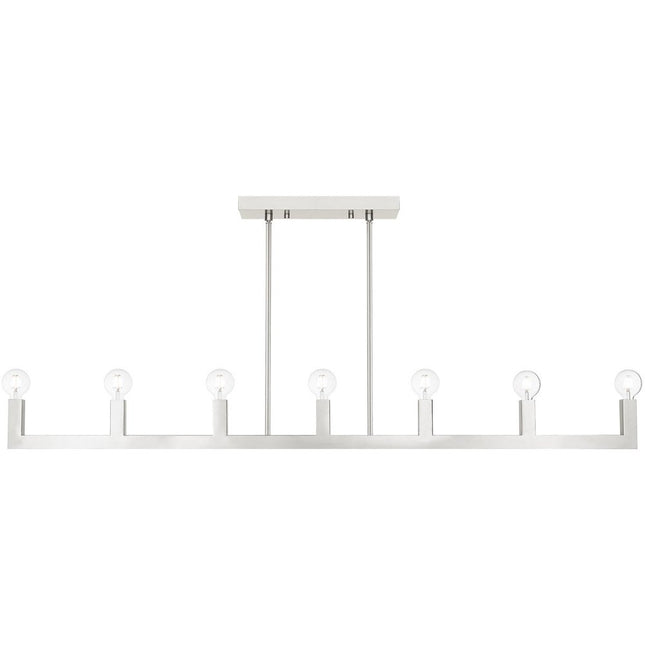 Seven Light Dimmable Chandelier With Shades HomeRoots