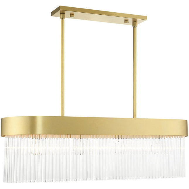 Four Light Dimmable Chandelier With Shades HomeRoots