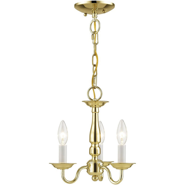 Three Light Dimmable Chandelier With Shades HomeRoots
