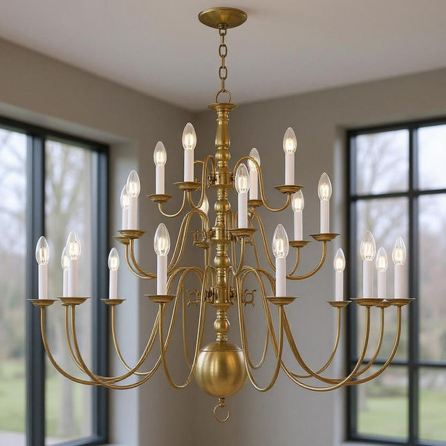 Multi Light Dimmable Chandelier With Shades HomeRoots