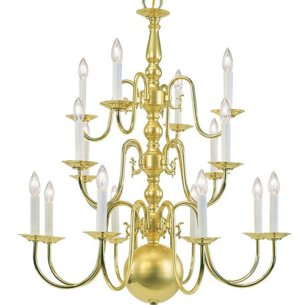 Brass Multi Light Metal Dimmable Chandelier With Shades