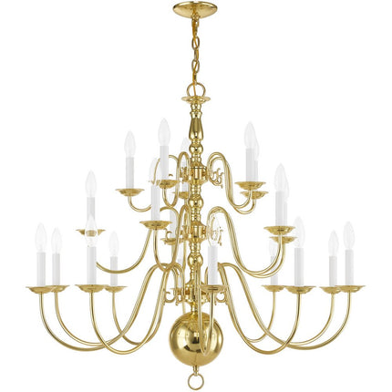 Brass Multi Light Metal Dimmable Chandelier With Shades