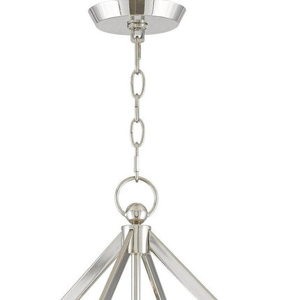 Four Light Dimmable Chandelier With Shades HomeRoots