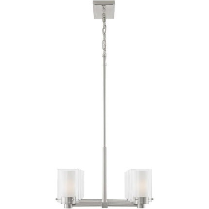 Eight Light Dimmable Chandelier With Shades HomeRoots