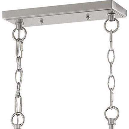 Eight Light Dimmable Chandelier With Shades HomeRoots