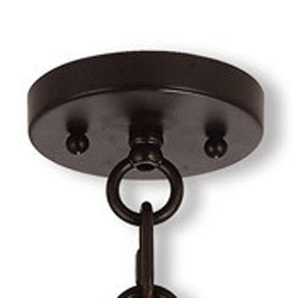 Four Light Dimmable Chandelier With Shades HomeRoots