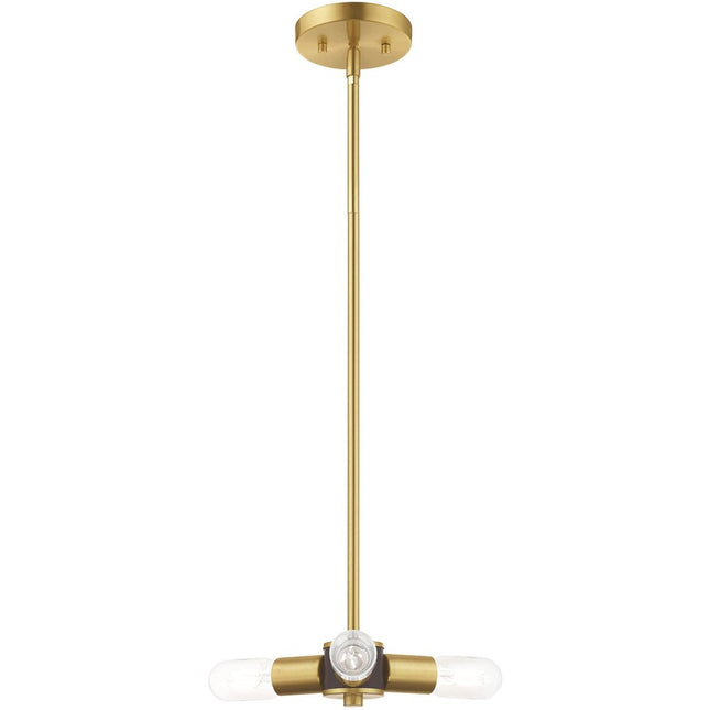 Three Light Dimmable Chandelier With Shades HomeRoots