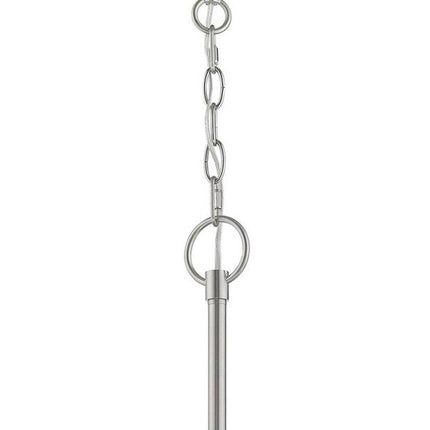Five Light Dimmable Chandelier With Shades HomeRoots