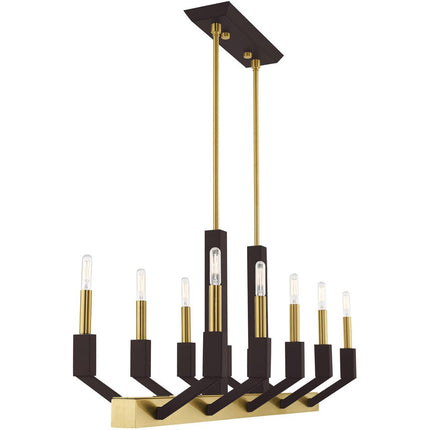 Ten Light Dimmable Chandelier With Shades HomeRoots