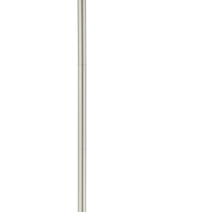 Nickel Four Light Metal Dimmable Chandelier With Shades