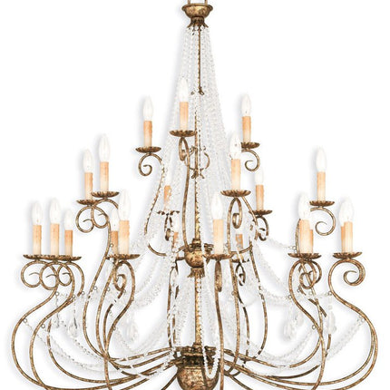 Bronze Multi Light Metal Dimmable Chandelier With Shades