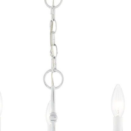 Five Light Dimmable Chandelier With Shades HomeRoots