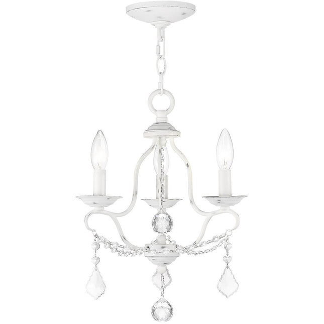 Three Light Dimmable Chandelier With Shades HomeRoots
