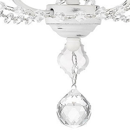 Three Light Dimmable Chandelier With Shades HomeRoots