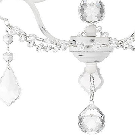 Three Light Dimmable Chandelier With Shades HomeRoots