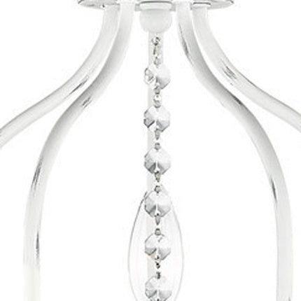 Five Light Dimmable Chandelier With Shades HomeRoots