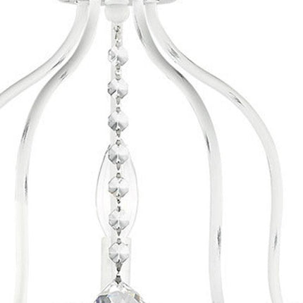Five Light Dimmable Chandelier With Shades HomeRoots