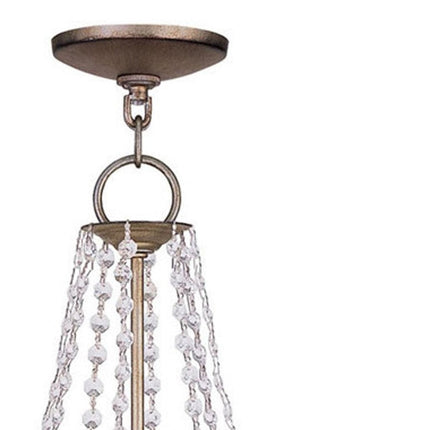 Eight Light Dimmable Chandelier With Shades HomeRoots