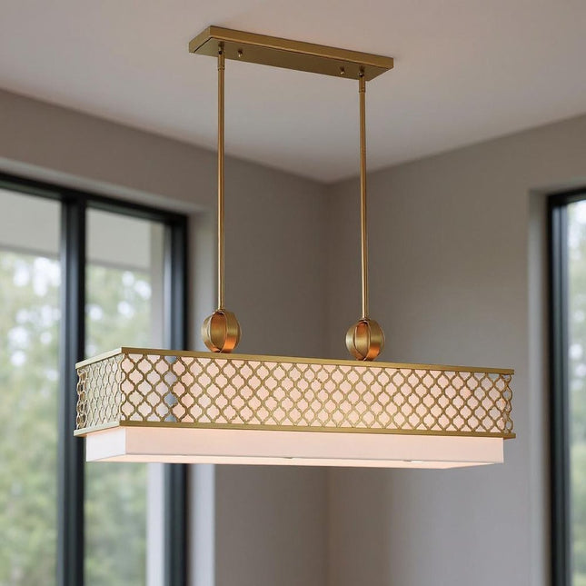 Nine Light Dimmable Chandelier With Shades HomeRoots