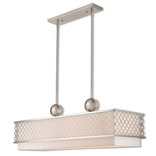 Nine Light Dimmable Chandelier With Shades HomeRoots