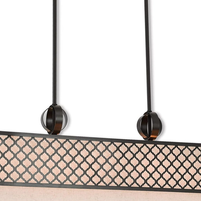 Nine Light Dimmable Chandelier With Shades HomeRoots