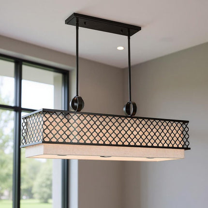 Nine Light Dimmable Chandelier With Shades HomeRoots
