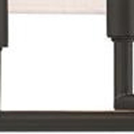 Bronze Six Light Metal Dimmable Chandelier With Shades