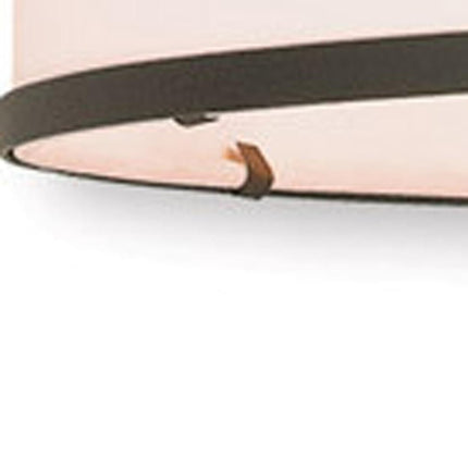 Bronze Seven Light Metal Dimmable Chandelier With Shades