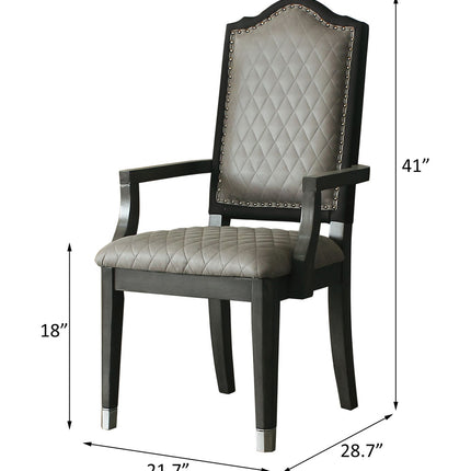 ACME House Beatrice Arm Chair (Set-2) - 68813  18