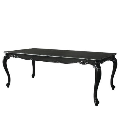 ACME 68830 House Beatrice Dining Table, Charcoal Finish