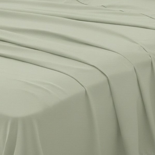 Sage Cotton King Pillowcases
