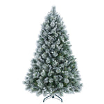 4' Full Flocked Fir Christmas Tree