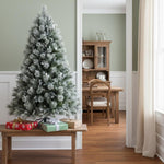 4' Full Flocked Fir Christmas Tree