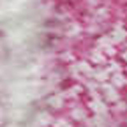 9' X 12' White Yellow And Pink Striped Washable Area Rug With UV Protection