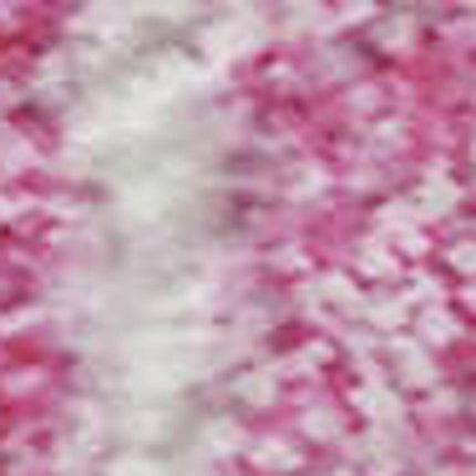 9' X 12' White Yellow And Pink Striped Washable Area Rug With UV Protection