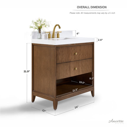 Momo 24" Bath Vanity Set Ancerre Designs