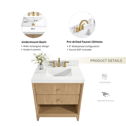 Momo 24" Bath Vanity Set Ancerre Designs