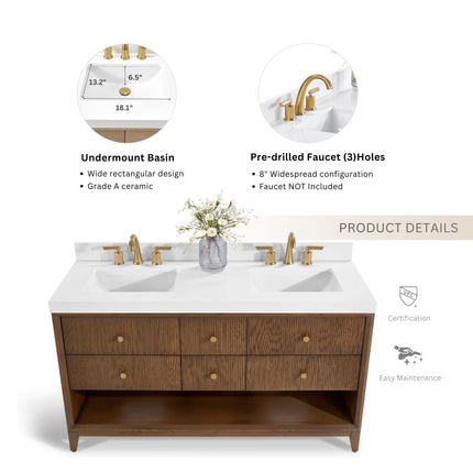 Momo 60" Bath Vanity Set Ancerre Designs
