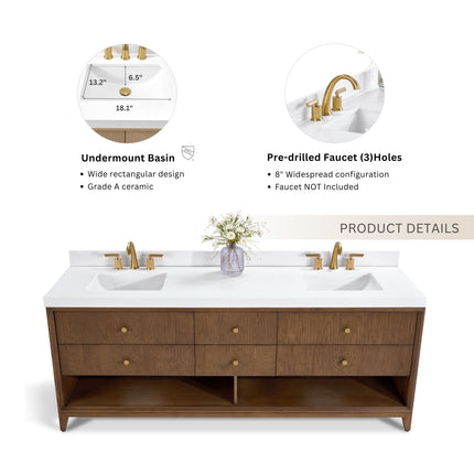 Momo 72" Bath Vanity Set Ancerre Designs