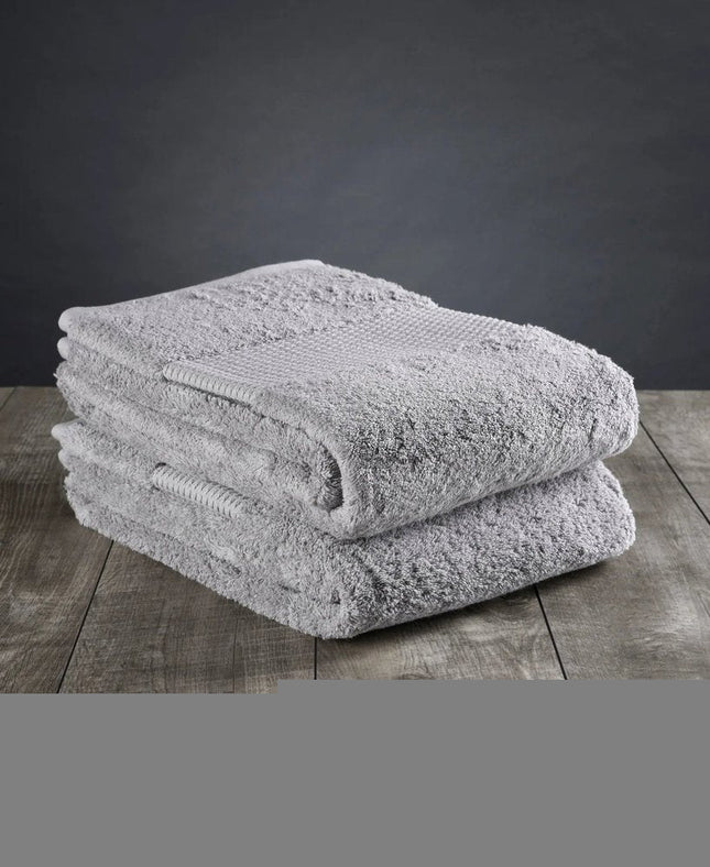 Light Gray Cotton 36" X 72" Quick Dry Terry Cloth Bath Sheet HomeRoots