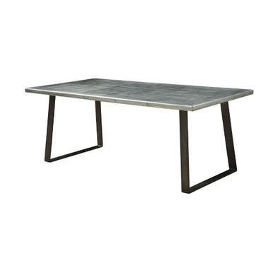 ACME 70105 Kaylia Dining Table, Aluminum & Gunmetal ACME Furniture